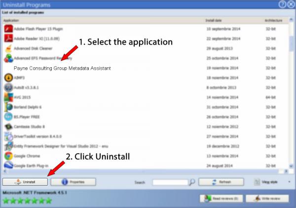 Uninstall Payne Consulting Group Metadata Assistant