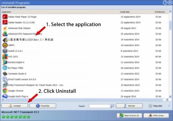 Uninstall U盘杀毒专家(USBKiller) 3.1 单机版
