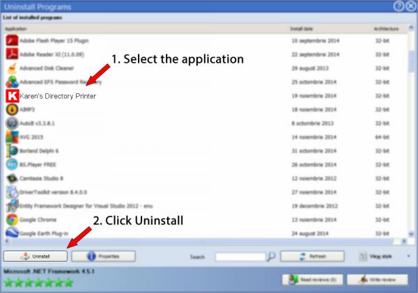 Uninstall Karen's Directory Printer