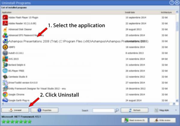 Uninstall Ashampoo Presentations 2008 (Trial) (C:\Program Files (x86)\Ashampoo\Ashampoo Presentations 2008)