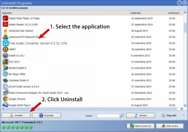 Uninstall Free Audio Converter version 5.0.32.1230