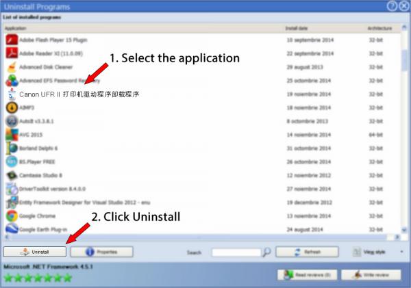 Uninstall Canon UFR II 打印机驱动程序卸载程序