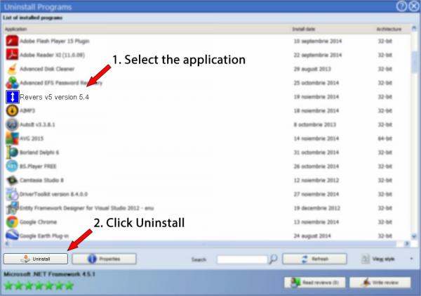 Uninstall Revers v5 version 5.4