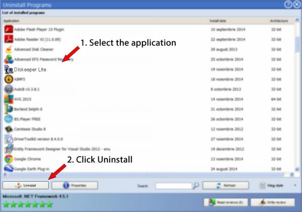 Uninstall Diskeeper Lite