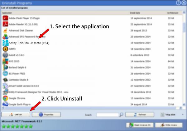 Uninstall Actify SpinFire Ultimate (x64)