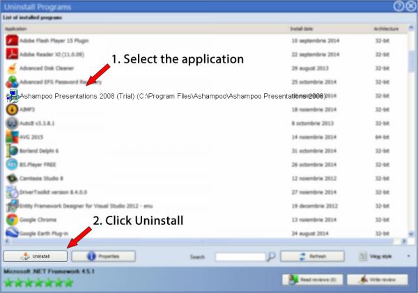 Uninstall Ashampoo Presentations 2008 (Trial) (C:\Program Files\Ashampoo\Ashampoo Presentations 2008)
