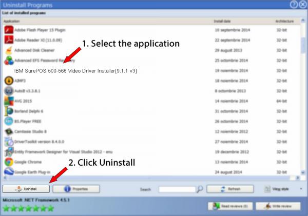 Uninstall IBM SurePOS 500-566 Video Driver Installer[9.1.1 v3]
