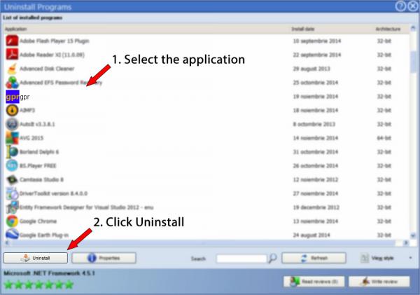 Uninstall gpr
