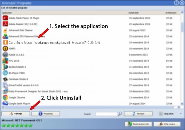 Uninstall Card Suite Master Workplace (cs.pkg.Level1_MasterWP-2.20.2.4)