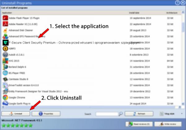 Uninstall F-Secure Client Security Premium - Ochrona przed wirusami i oprogramowaniem szpiegującym