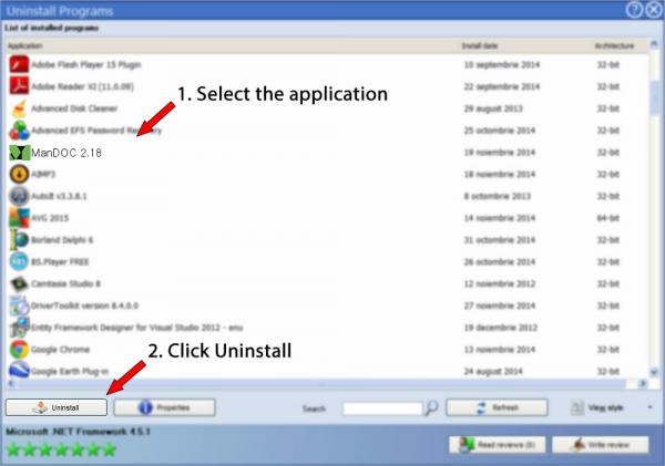 Uninstall ManDOC 2.18