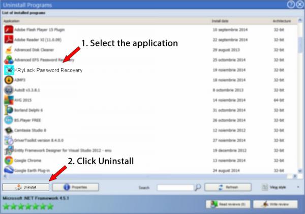 Uninstall KRyLack Password Recovery