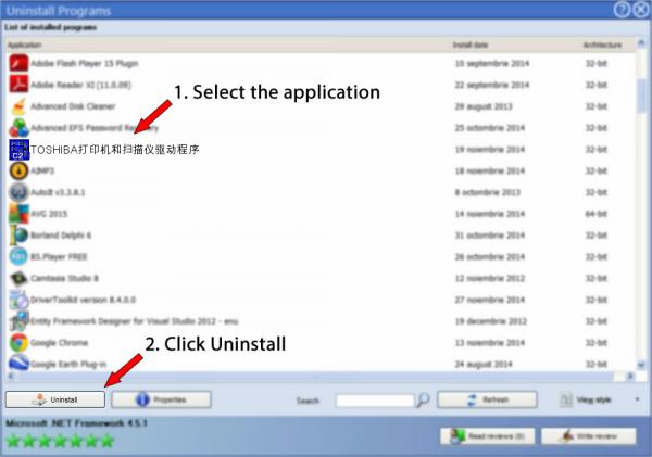 Uninstall TOSHIBA打印机和扫描仪驱动程序
