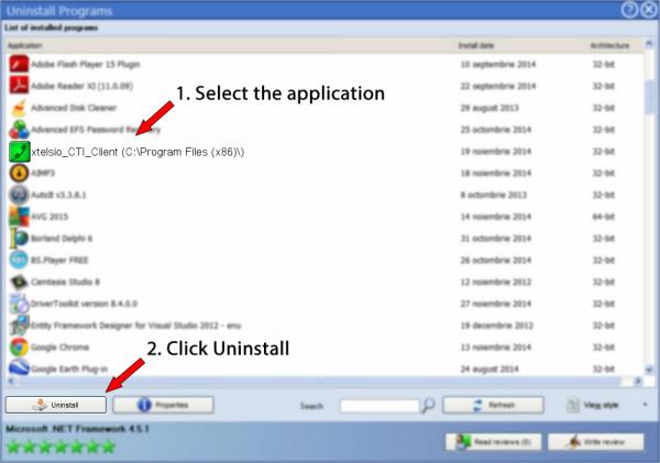Uninstall xtelsio_CTI_Client (C:\Program Files (x86)\)